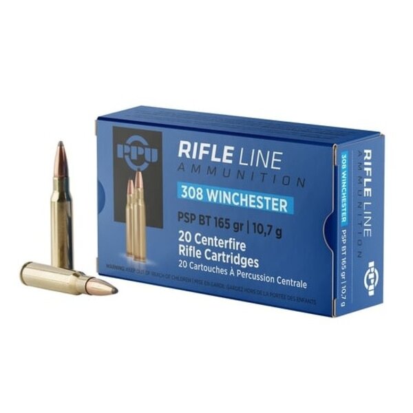 PPU 308 WIN PSP BT 165gr 20ct
