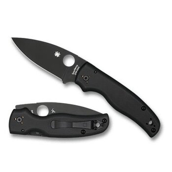 SPYDERCO Shaman G-10 Black/Black Blade