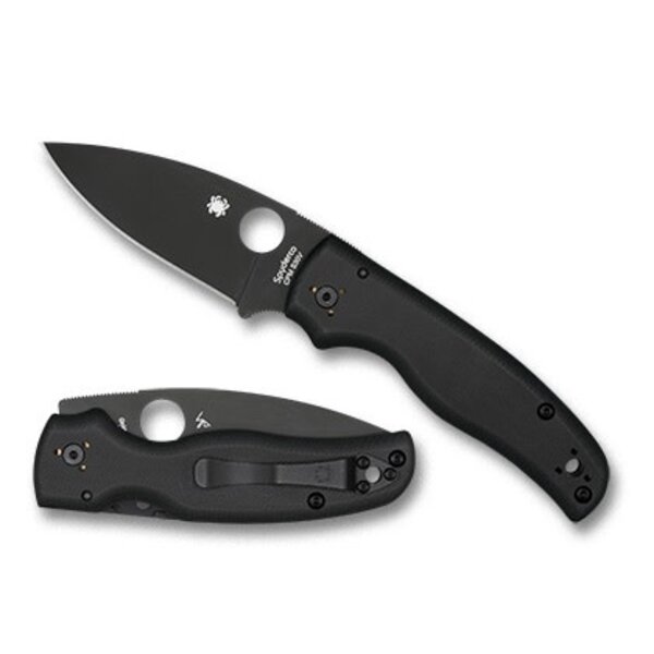 SPYDERCO Shaman G-10 Black/Black Blade