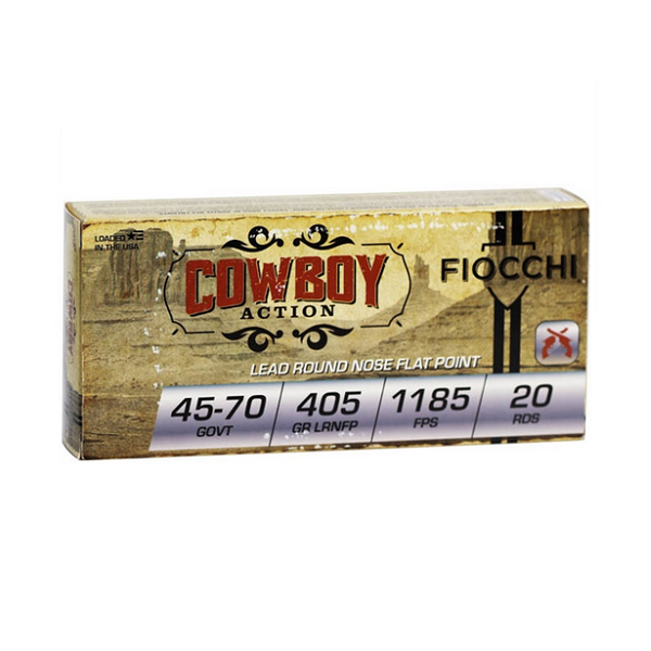 FIOCCHI COWBOY ACTION 45-70 GOVT 405gr 20ct
