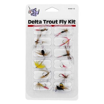 DELTA Deltra Trout Fly Kit 12pk