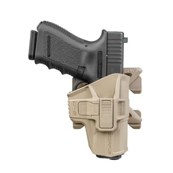FAB DEFENSE Scorpus MX Level 2 Retention Holster S&W M&P Right Hand Tan
