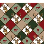 RIVERS EDGE Gift Wrap 30" x 118" Red Buffalo Plaid