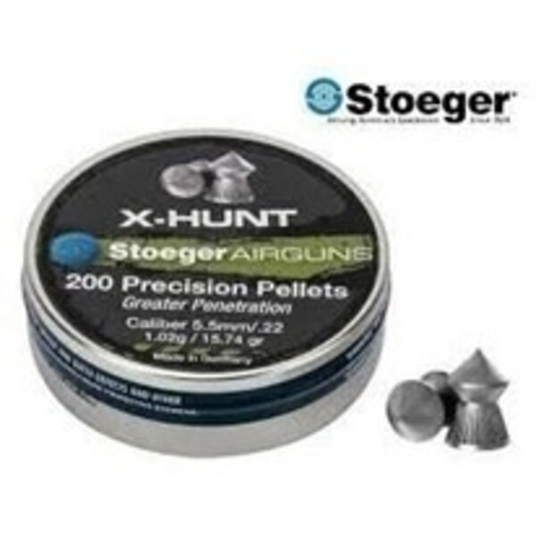 STOEGER 5.5mm/.22 CAL  X-HUNTER PELLETS 200ct