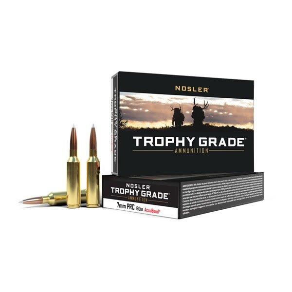 NOSLER 7mm PRC 160gr ACCUBOND TROPHY GRADE 20ct