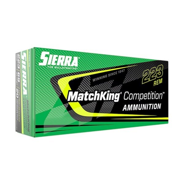 SIERRA 223 REM 69gr HPBT MATCHKING COMPETITION 20ct