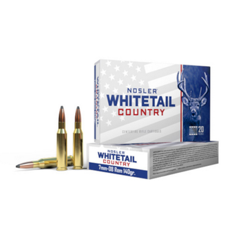 NOSLER 7mm-08 Rem 140gr Solid BaseWhitetail Country SP 20ct