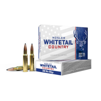 NOSLER 308 Win 165gr Solid Base SP Whitetail Country 20ct