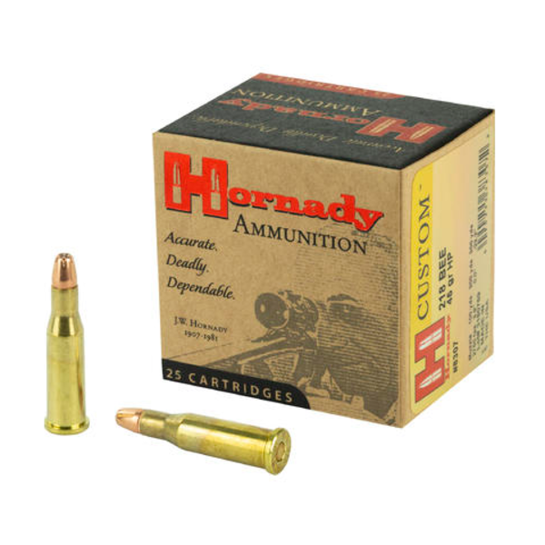 HORNADY 218 BEE 45gr HP 25ct