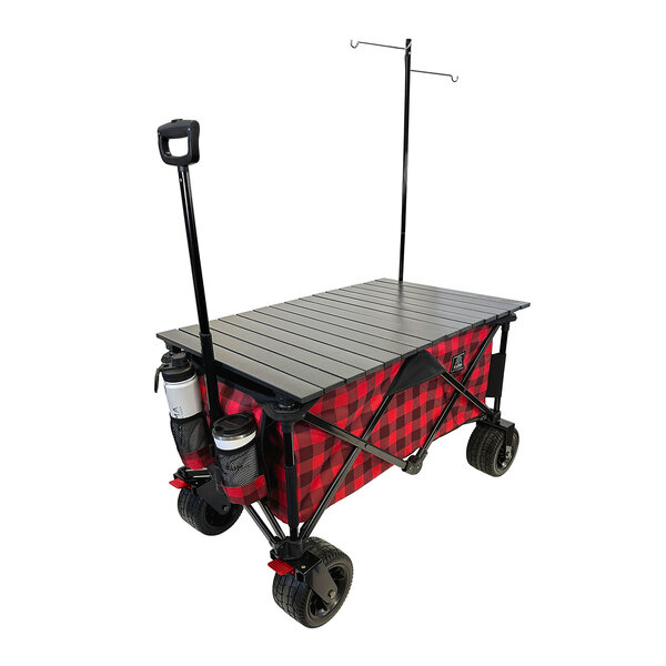 KUMA OUTDOOR GEAR KODIAK UTILITY CART Red/Black Plaid