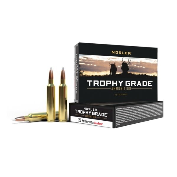 NOSLER 28 NOSLER 160gr ACCUBOND TROPHY GRADE 20ct