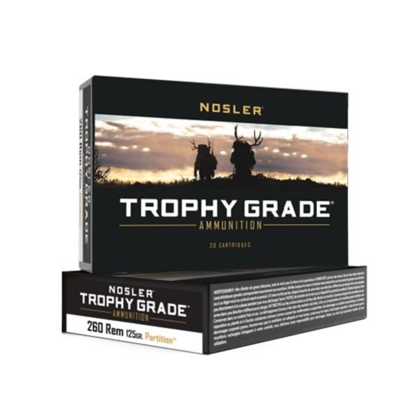 NOSLER 260 REM 125gr PARTITION TROPHY GRADE 20ct