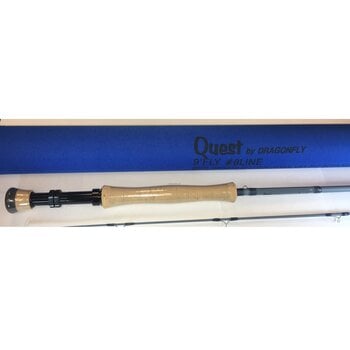 DRAGONFLY Quest 908 Fly Rod w/Cordura tube & Bag, 2pc, 9' #8