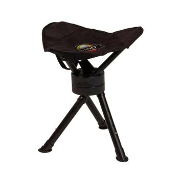 RHINO Three Legged Swivel Stool w/Adjustable Legs