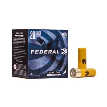 FEDERAL 20ga 2-3/4" 1oz GAME LOAD #5 25ct