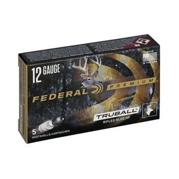 FEDERAL 12ga 2-3/4" 1oz Truball Rifled Sliug 5ct