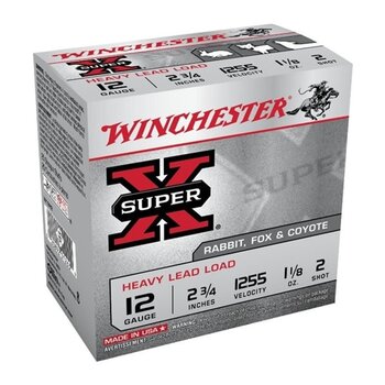 WINCHESTER 12ga 2-3/4" 1-1/8oz 2 SHOT 25ct