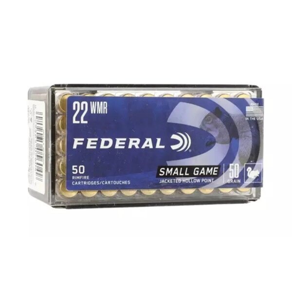 FEDERAL 22 WMR 50gr Small Game JHP 50ct