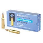 PPU 22-250 REM 55gr SP 20ct