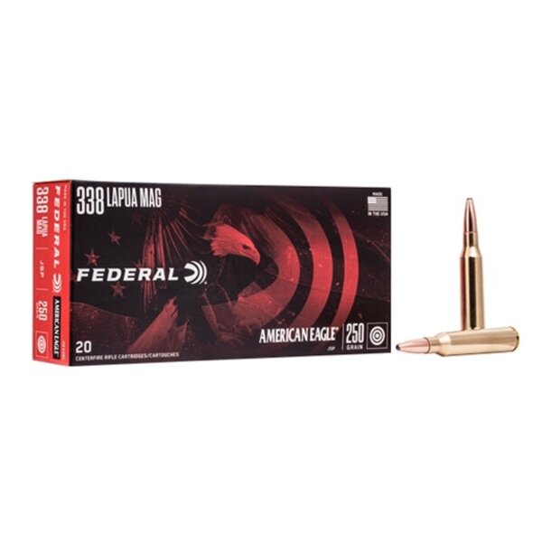 FEDERAL 338 Lapua Magnum 250gr AE JSP 20ct