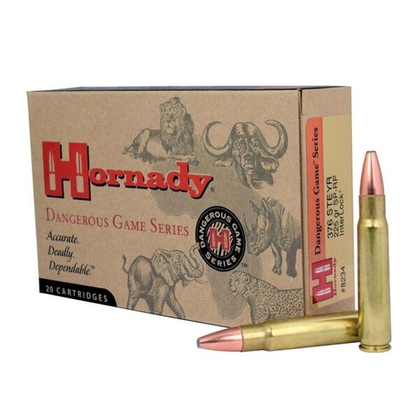 HORNADY 376 STEYR 225gr SP-RP INTERLOCK 20ct