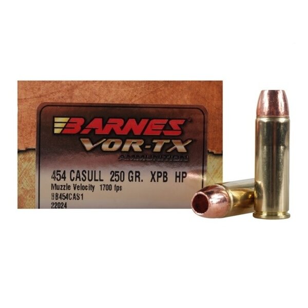 BARNES 454 Casull 250gr XPB HP VOR-TX 20ct