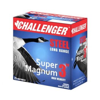 CHALLENGER 12ga 3" #1 1-3/8oz SUPER MAGNUM STEEL LR 25ct