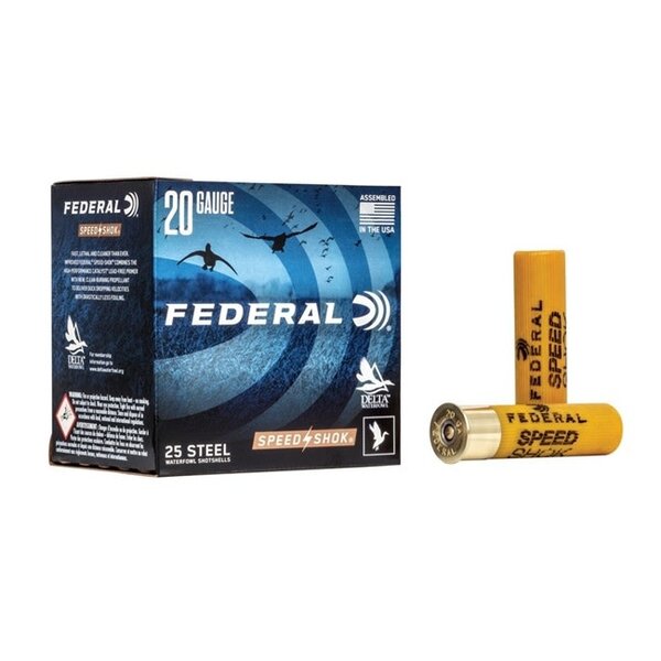 FEDERAL SPEED SHOK 20ga 3" 7/8oz 1 SHOT 25ct