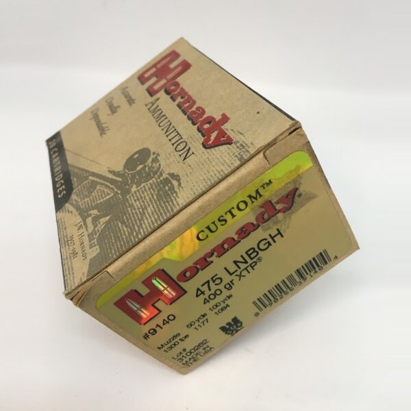 HORNADY 475 Linbaugh 400gr XTP 20ct