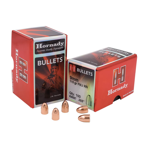 HORNADY BULLETS 45 Cal 230gr FMJ-RN 100ct