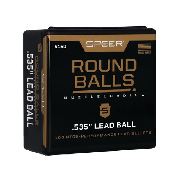 SPEER BULLETS LEAD ROUND BALLS .535 100ct
