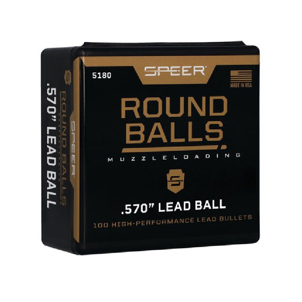 SPEER BULLETS LEAD ROUND BALLS .570 50ct
