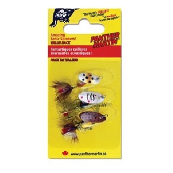 PANTHER MARTIN Mini Fly Treble Hook Nature 1/32oz 3 pack