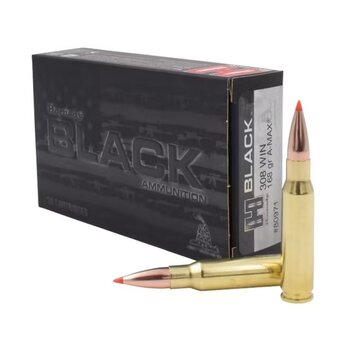 HORNADY 308 Win 168gr A-MAX BLACK