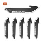 OUTDOOR EDGE 2.5" Drop Point Blades Black Serrated