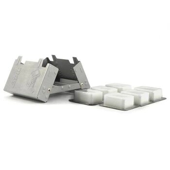 ESBIT POCKET STOVE w/Windshield Small 6pc Fuel x14g