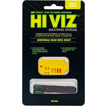 HI VIZ UNIVERSAL DOVETAIL REAR SIGHT