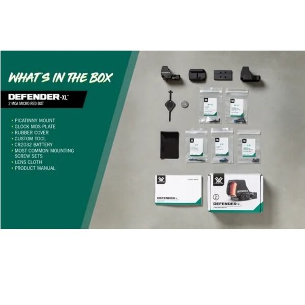 VORTEX Defender-XL Red Dot 2 MOA