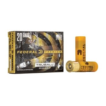 FEDERAL 20ga 2-3/4" 3/4oz TRUBALL RS HP 5ct