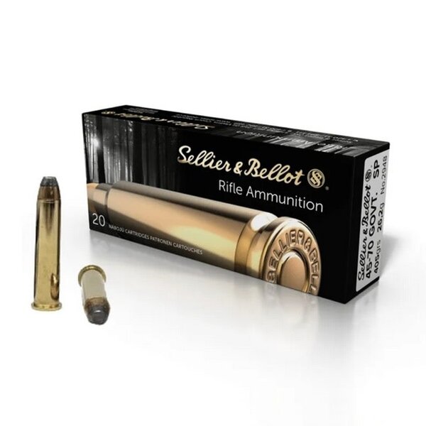 SELLIER & BELLOT 45-70 Govt 405gr SP 20ct