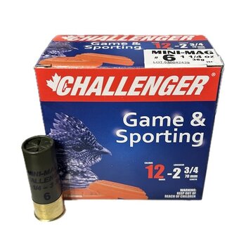 CHALLENGER 12ga 2-3/4" 1-1/4oz MINI-MAG #6 25ct