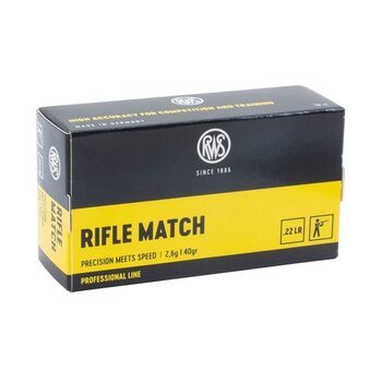 RWS 22 LR 40gr RIFLE MATCH 50ct