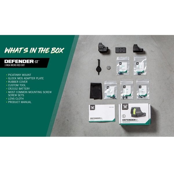 VORTEX Defender-ST Micro Red Dot