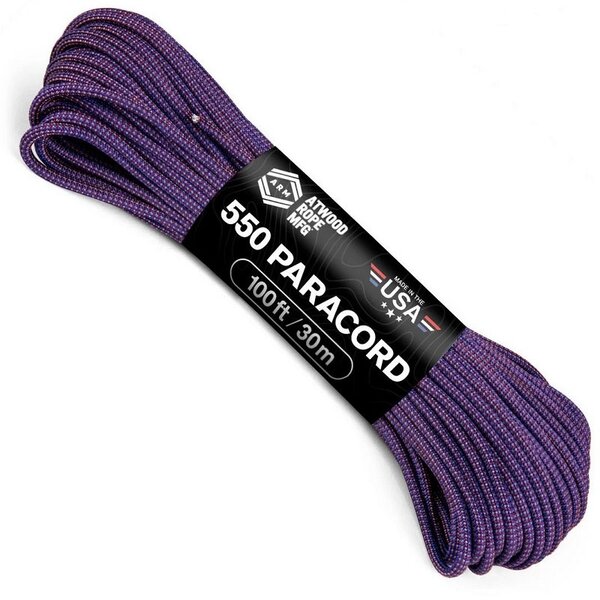 ATWOOD ROPE 100' 550 Paracord Color Changing