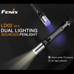 FENIX LD02 V2.0 70 LUMENS DUAL LIGHT SOURCE PENLIGHT