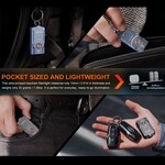FENIX E03R 500 Lumens Keychain Light Blue