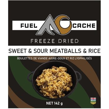 FUEL CACHE Sweet & Sour Meatballs & Rice