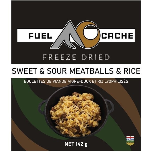 FUEL CACHE Sweet & Sour Meatballs & Rice