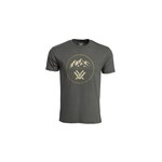 VORTEX Three Peaks T-Shirt Dark Olive Heather