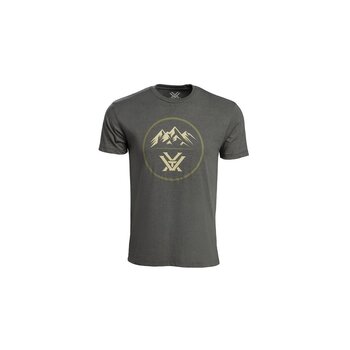 VORTEX Three Peaks T-Shirt Dark Olive Heather